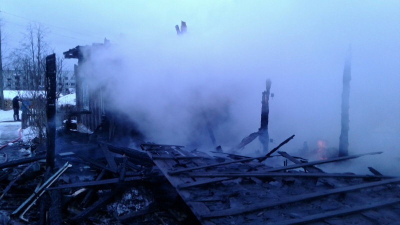 В Архангельской области при пожаре в частном доме погибла пожилая пара